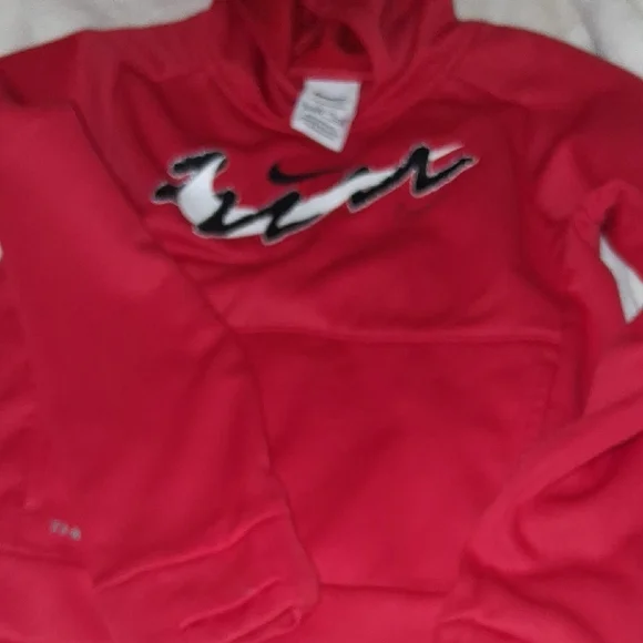 Nike Kids Bold Red Hoodie - Picture 4 of 4